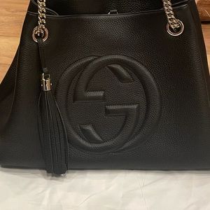 Gucci Soho Fringe Tassel Chain Tote